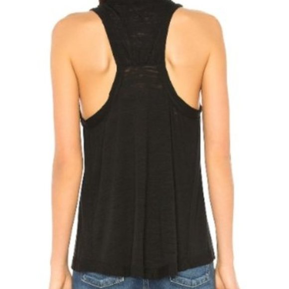 Last One! Free People NWT S Brisbane Black Tank Racerback Perfect for Summer! - Picture 8 of 12